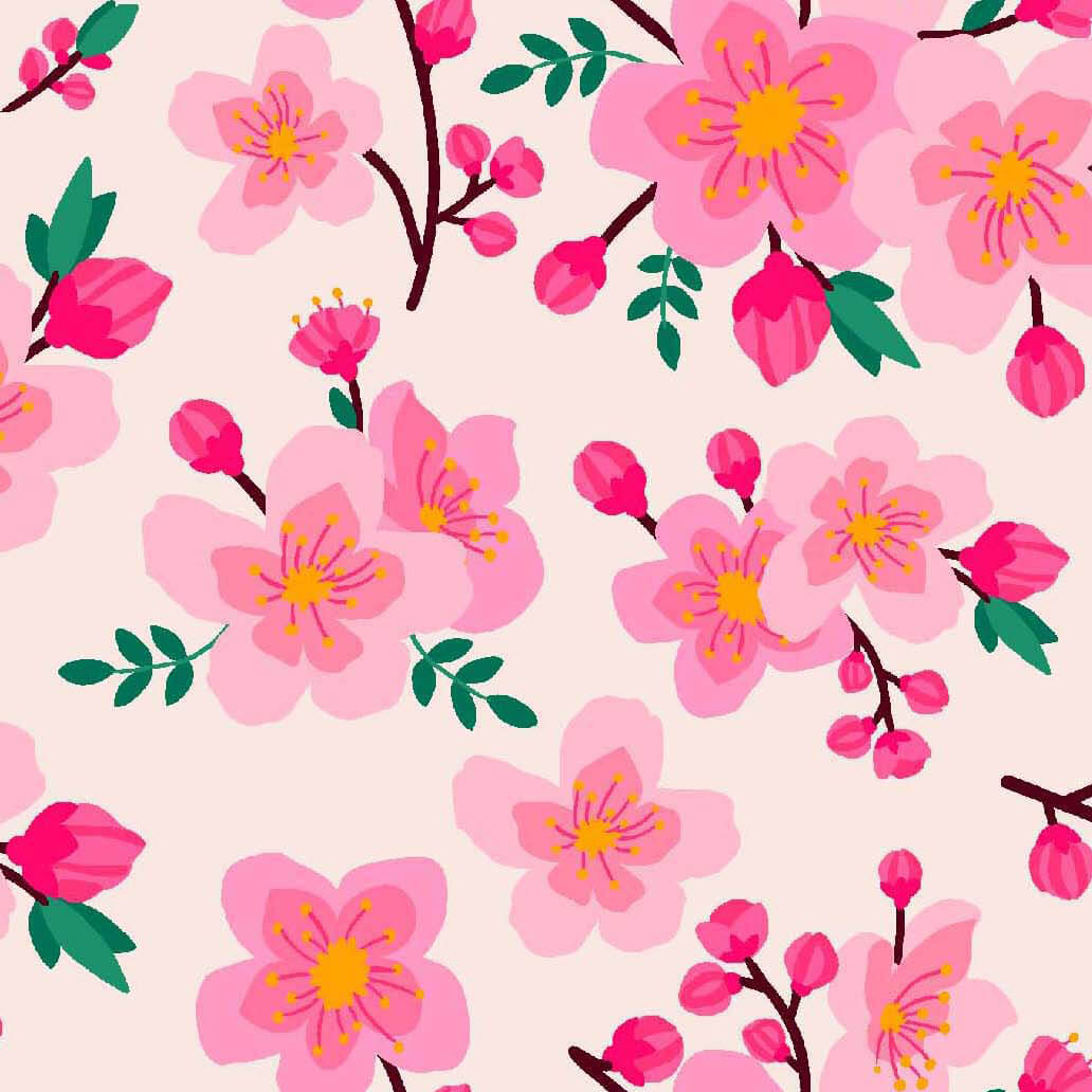 best fuschia pink delicate floral cotton single bed bedsheets online sample